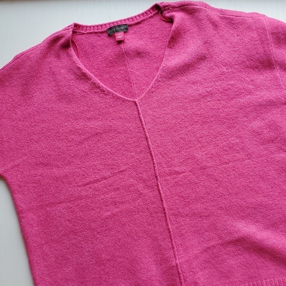 Vince Camuto Hot Pink Sweater S NWT - Picture 2 of 6